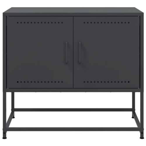 TV ormarić crni 68,5 x 39 x 60,5 cm čelični - Crna 1 Cijena