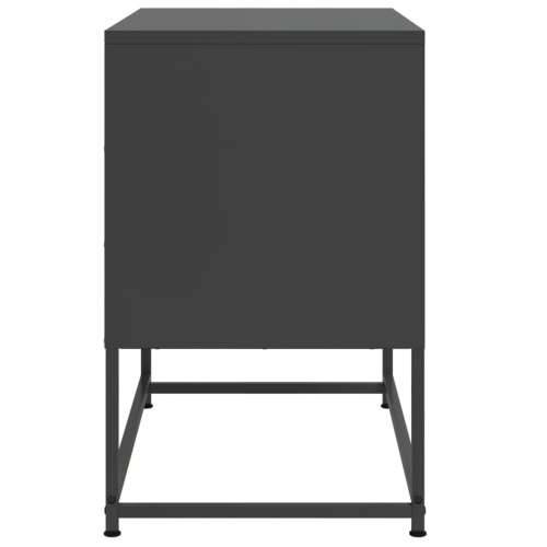 TV ormarić crni 68,5 x 39 x 60,5 cm čelični - Crna 1 Cijena