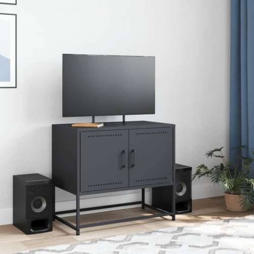 TV ormarić antracit 68,5 x 39 x 60,5 cm čelični - Antracit 1 Cijena
