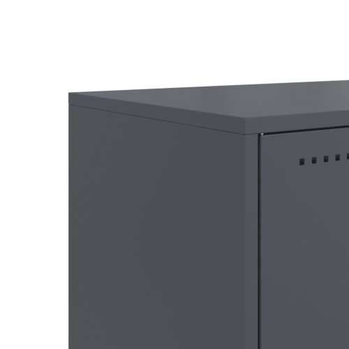 TV ormarić antracit 68,5 x 39 x 60,5 cm čelični - Antracit 1 Cijena