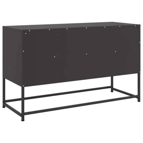 TV ormarić crni 100,5x39x60,5 cm čelični - Crna 1 Cijena