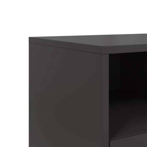 TV ormarić crni 100,5x39x60,5 cm čelični - Crna 1 Cijena
