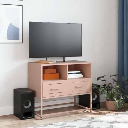 TV ormarić ružičasti 68 x 39 x 60,5 cm čelični - Ružičasta 1 Cijena