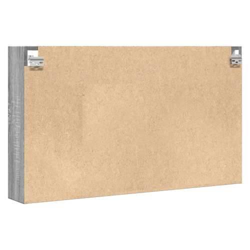 Vitrina boja sivog hrasta sonome 100x15x58 cm drvena - Sivi hrast sonoma 100 x 15 x 58 cm 1 Cijena