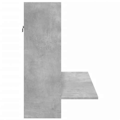 Zidni radni stol siva boja betona 105x48x75cm konstruirano drvo - Beton siva Cijena