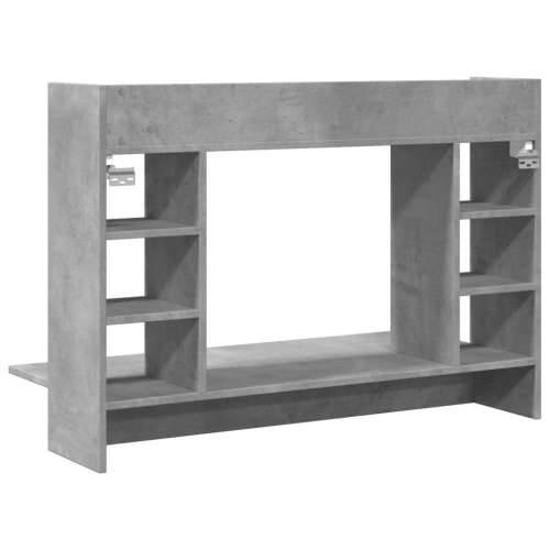 Zidni radni stol siva boja betona 105x48x75cm konstruirano drvo - Beton siva Cijena