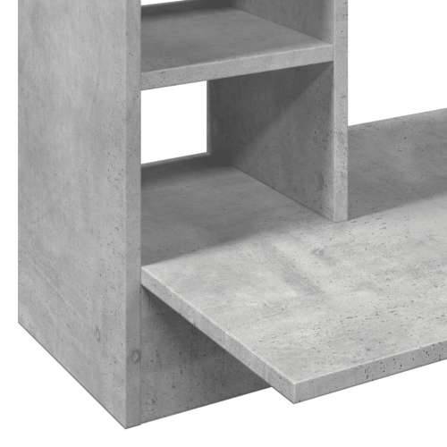 Zidni radni stol siva boja betona 105x48x75cm konstruirano drvo - Beton siva Cijena