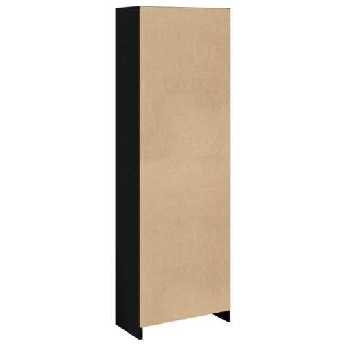 Regal za knjige crni 57 x 28,5 x 174 cm od konstruiranog drva - Crna 1 174 cm Cijena