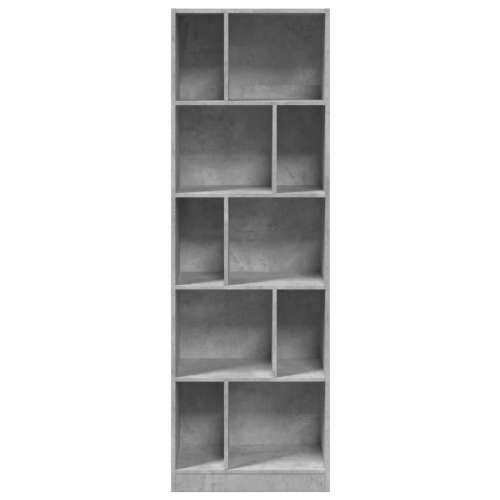 Regal za knjige boja betona 57x28,5x174 cm konstruirano drvo Beton siva 1 174 cm Cijena