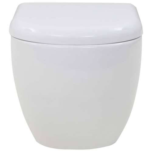 Zidna toaletna školjka keramička bijela Cijena