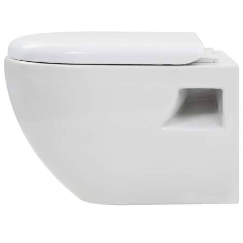 Zidna toaletna školjka keramička bijela Cijena
