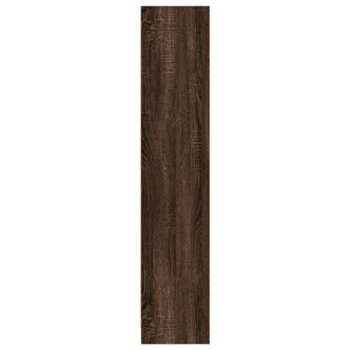Regal za knjige boja hrasta 57x28,5x141 cm konstruirano drvo - Smeđi hrast 1 141 cm Cijena