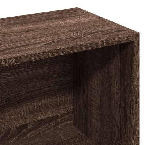 Regal za knjige boja hrasta 57x28,5x141 cm konstruirano drvo - Smeđi hrast 1 141 cm Cijena