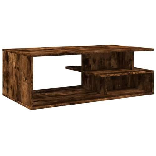 Stolić za kavu boja hrasta 102 x 55 x 35 cm konstruirano drvo - Dimljeni hrast 1 Cijena
