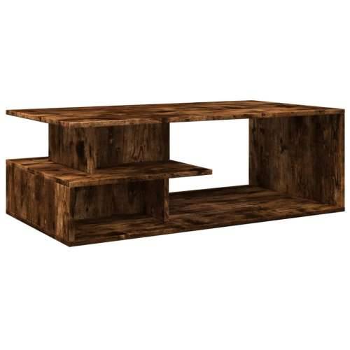Stolić za kavu boja hrasta 102 x 55 x 35 cm konstruirano drvo - Dimljeni hrast 1 Cijena