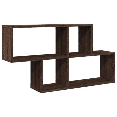 Zidna polica smeđa boja hrasta 100x20x53 cm konstruirano drvo Smeđi hrast 1 Cijena
