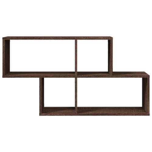 Zidna polica smeđa boja hrasta 100x20x53 cm konstruirano drvo Smeđi hrast 1 Cijena