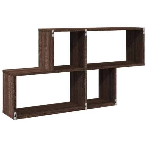 Zidna polica smeđa boja hrasta 100x20x53 cm konstruirano drvo Smeđi hrast 1 Cijena