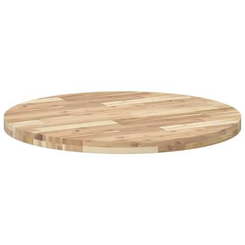 Okrugla stolna ploča Ø 80 x 4 cm od masivnog bagremovog drva - Prirodna (neobrađena) Ø 80 x 4 cm 1 Cijena