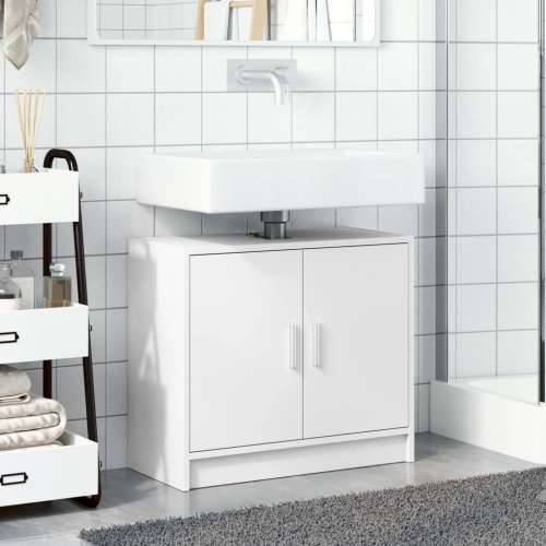 Ormarić za Lavabo - Umivaonik bijeli 63 x 29 x 55 cm konstruirano drvo - Bijela 1 Cijena