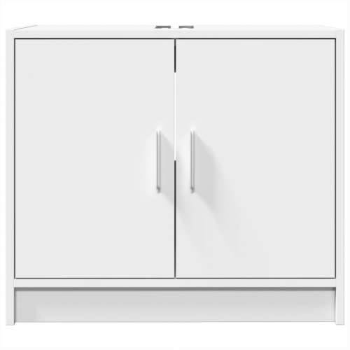 Ormarić za Lavabo - Umivaonik bijeli 63 x 29 x 55 cm konstruirano drvo - Bijela 1 Cijena