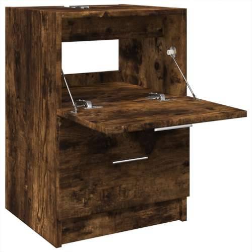 Ormarić za Lavabo - Umivaonik boja dimljenog hrasta 40x37x59 cm drveni - Dimljeni hrast 40 x 37 x 59 cm 1 Cijena