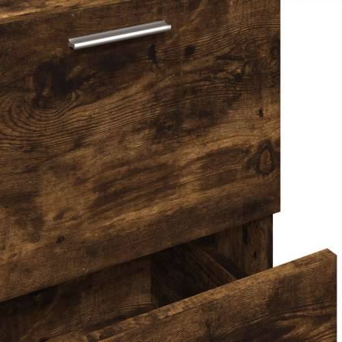 Ormarić za Lavabo - Umivaonik boja dimljenog hrasta 40x37x59 cm drveni - Dimljeni hrast 40 x 37 x 59 cm 1 Cijena