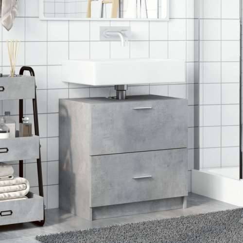 Ormarić za Lavabo - Umivaonik boja betona 59x37x59 cm konstruirano drvo - Beton siva 59 x 37 x 59 cm 1 Cijena