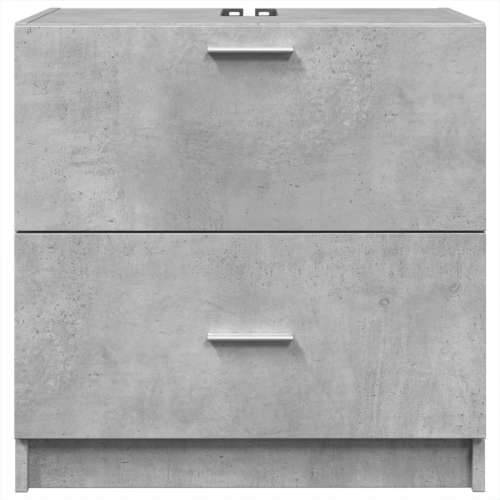 Ormarić za Lavabo - Umivaonik boja betona 59x37x59 cm konstruirano drvo - Beton siva 59 x 37 x 59 cm 1 Cijena