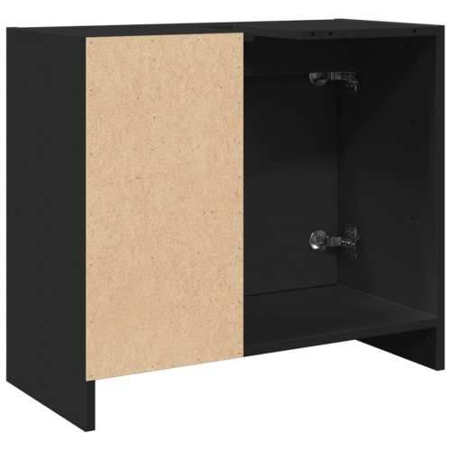 Ormarić za Lavabo - Umivaonik crni 63 x 29 x 55 cm konstruirano drvo - Crna 63 x 29 x 55 cm 1 Cijena