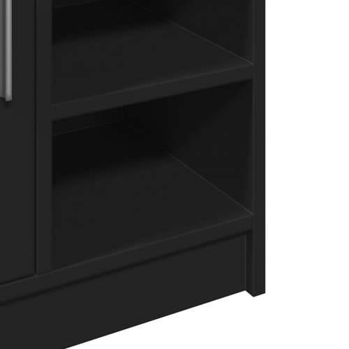 Ormarić za Lavabo - Umivaonik crni 63 x 29 x 55 cm konstruirano drvo - Crna 63 x 29 x 55 cm 1 Cijena