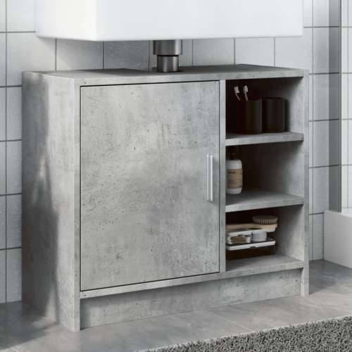 Ormarić za Lavabo - Umivaonik boja betona 63x29x55 cm konstruirano drvo - Beton siva 63 x 29 x 55 cm 1 Cijena