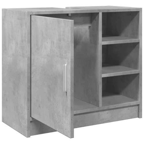 Ormarić za Lavabo - Umivaonik boja betona 63x29x55 cm konstruirano drvo - Beton siva 63 x 29 x 55 cm 1 Cijena