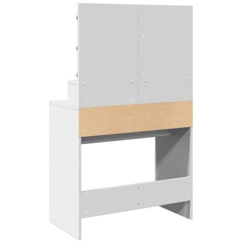 Toaletni stolić s LED svjetlima bijeli 80x41x134,5 cm - Bijela 1 Cijena