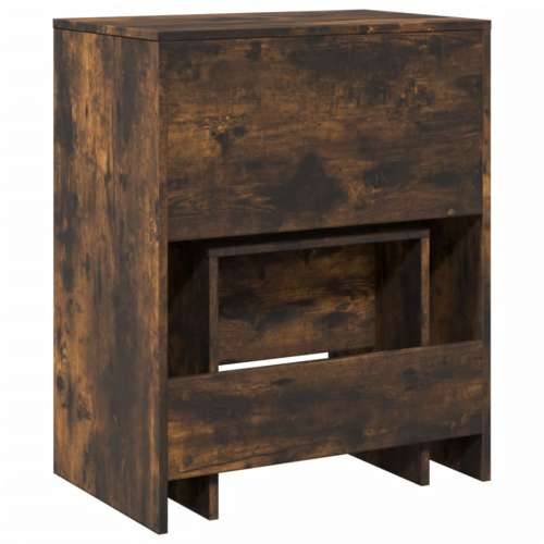 Toaletni stolić sa stolcem boja dimljenog hrasta 60x40x113,5 cm - Dimljeni hrast 1 Cijena