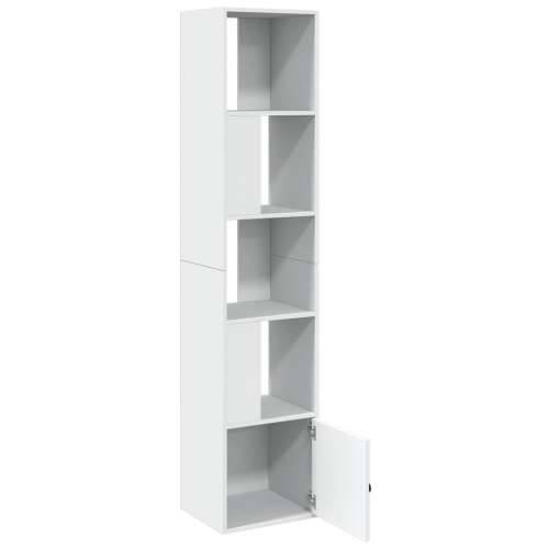 Regal za knjige bijeli 40 x 36 x 189 cm od konstruiranog drva Bijela 1 40 cm Cijena