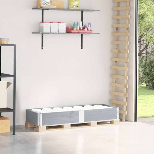 Okviri za palete sivi 150x50 cm od masivne borovine - Siva 150 x 50 cm 1 Cijena