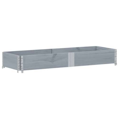 Okviri za palete sivi 150x50 cm od masivne borovine - Siva 150 x 50 cm 1 Cijena