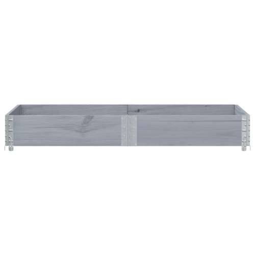 Okviri za palete sivi 150x50 cm od masivne borovine - Siva 150 x 50 cm 1 Cijena