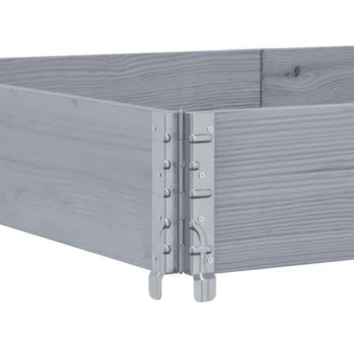 Okviri za palete sivi 150x50 cm od masivne borovine - Siva 150 x 50 cm 1 Cijena
