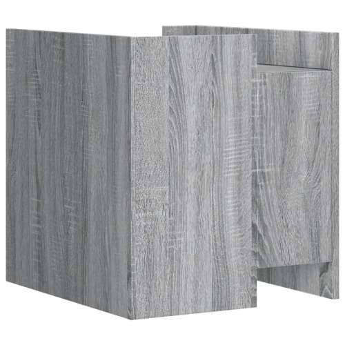 Noćni ormarić boja hrasta sonome 45x50x50 cm konstruirano drvo - Sivi hrast sonoma 1 Cijena