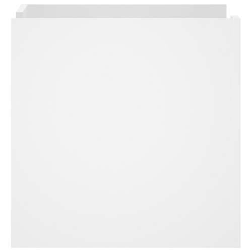 Noćni ormarić bijeli 45 x 50 x 50 cm od konstruiranog drva - Bijela 1 Cijena