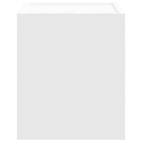 Zidni noćni ormarić bijeli 45 x 30 x 35 cm - Bijela 1 Cijena