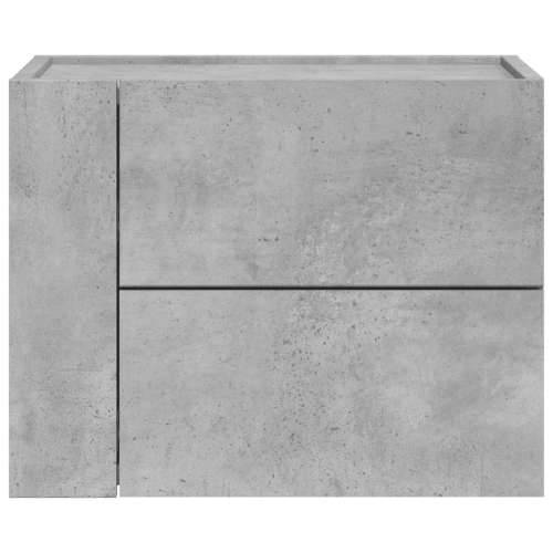 Zidni noćni ormarić siva boja betona 45x30x35 cm - Beton siva 1 Cijena