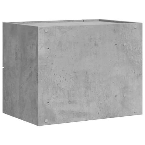 Zidni noćni ormarić siva boja betona 45x30x35 cm - Beton siva 1 Cijena