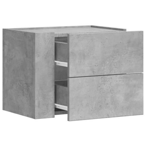 Zidni noćni ormarić siva boja betona 45x30x35 cm - Beton siva 1 Cijena