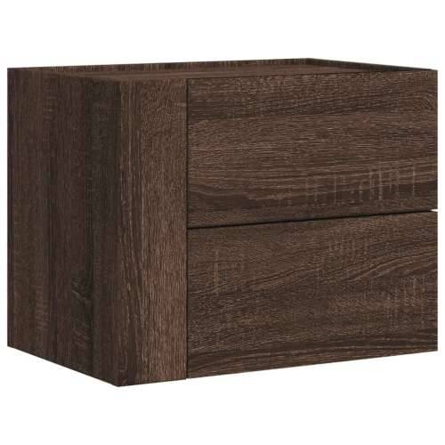 Zidni noćni ormarići 2 kom smeđa boja hrasta 45 x 30 x 35 cm - Smeđi hrast 2 Cijena