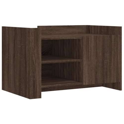 Stolić za kavu smeđa boja hrasta 80x50x50 cm konstruirano drvo - Smeđi hrast 1 80 cm Cijena
