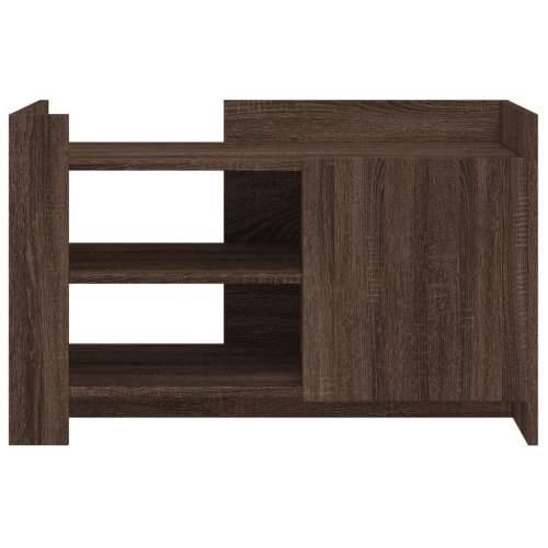 Stolić za kavu smeđa boja hrasta 80x50x50 cm konstruirano drvo - Smeđi hrast 1 80 cm Cijena