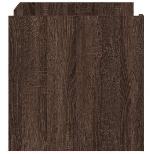 Stolić za kavu smeđa boja hrasta 80x50x50 cm konstruirano drvo - Smeđi hrast 1 80 cm Cijena